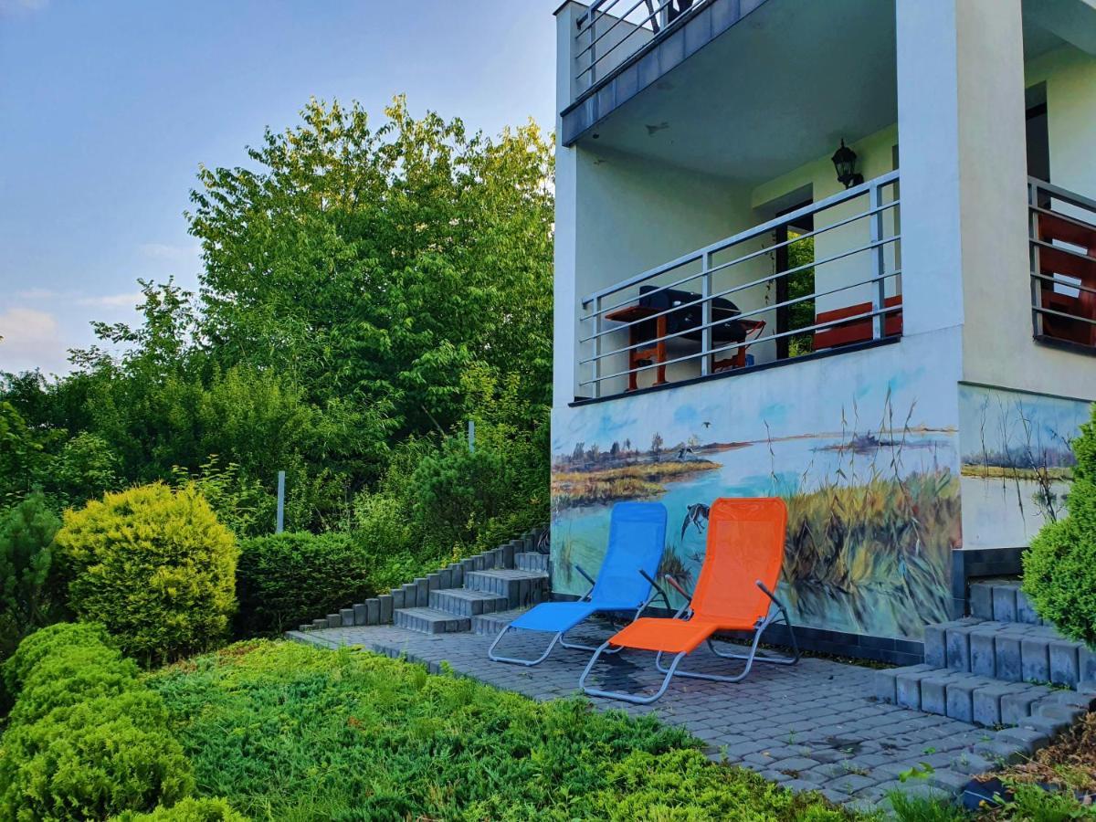 Dom Nad Jeziorem Roznowskim Tegoborze Esterno foto